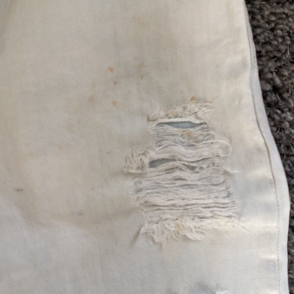 Distressed Levi’s With Light Rust Color Spots - image 3